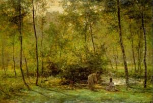 Bathers By A Stream Bathers By A Stream