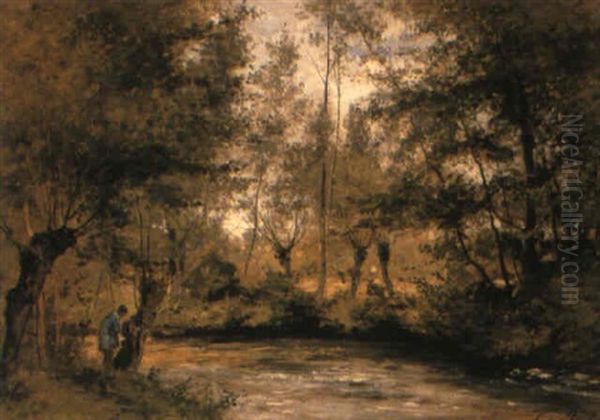 Anglers By A River - view 1