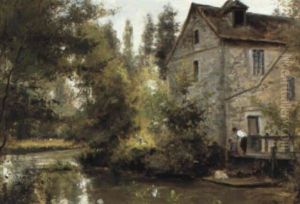 Children By A Mill Children By A Mill