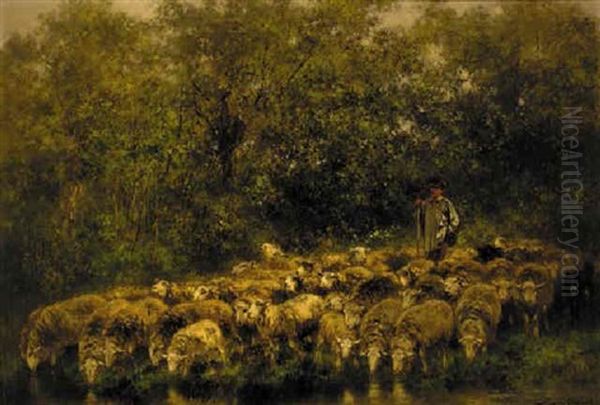 Shepherd And His Flock - view 1
