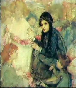 "and The Angels Were Her Playmates"-from The Childhood Of St. Elizabeth Of Hungary by Christabel A. Cockerell