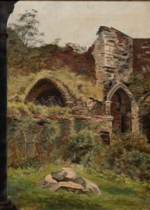 Ruins Of The Abbacy In Ghent by Julia de Cock-Stigzelius
