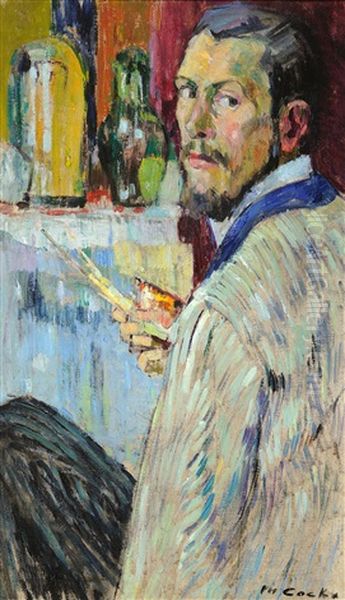 Autoportrait Aux Pinceaux - view 1