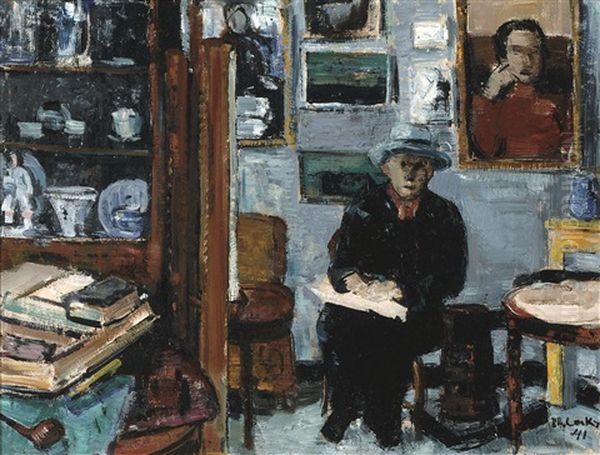 Kunstenaar In Zijn Atelier - view 1