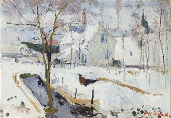 Winterlandschap - Paysage D'hiver - view 1