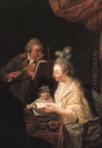 The Music Lesson by Jean Baptiste Bernard Coclers