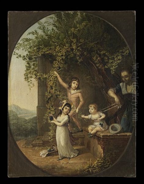 Under The Grape Arbor With The Nanny - view 1