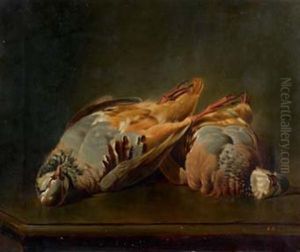 Nature Morte Aux Perdreaux Sur Un Entablement