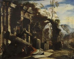 Le Repos Pendant La Fuite En Egypte by Niccolo Codazzi