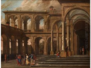 Jesus Und Die Ehebrecherin by Viviano Codazzi