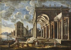Architekturcapriccio by Viviano Codazzi