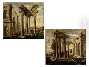 Ruinencapricci (pair)