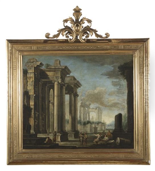 Paesaggio Con Rovine E Figure - view 1
