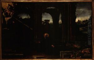 Die Erleuchtung Des Igantius Von Loyola by Viviano Codazzi