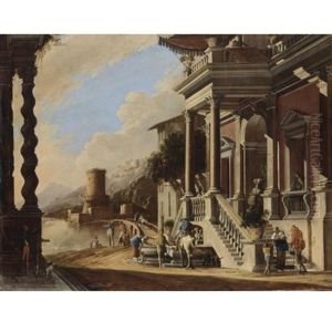 Veduta Costiera Con Ingresso Di Palazzo (in Collab. W/domenico Gargiulo)