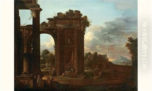 Ruines Antiques Animees De Personnages - view 1