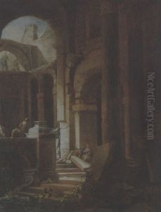 Capriccio Architettonico by Viviano Codazzi