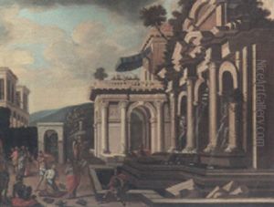 The Martyrdom Of Saint Catherine Of Alexandria by Viviano Codazzi
