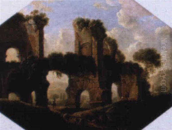 Vue De La Ruine D'un Aqueduc Romain - view 1
