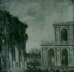 Capriccio Landscape With Ruined Classical Buildings by Viviano Codazzi