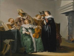 Elegant Company Making Music