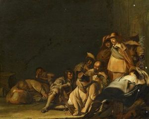 Soldaten Beim Kartenspiel by Pieter Codde