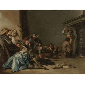 Interior Of An Inn by Pieter Codde