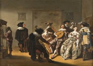 Concert Dans Un Interieur Hollandais by Pieter Codde