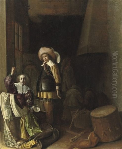 A Soldier In A Guardroom - view 1
