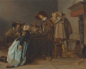 A Tavern Scene by Pieter Codde