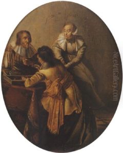 Les Joueurs De Tric Trac by Pieter Codde