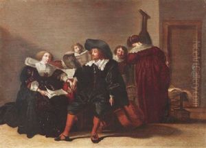 Musizierende Gesellschaft by Pieter Codde