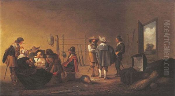 A Guardroom Interior - view 1