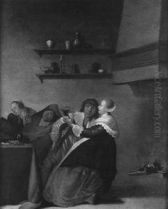 Rejouissances A L'auberge by Pieter Codde