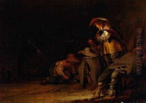 Interior Of A Guardroom by Pieter Codde