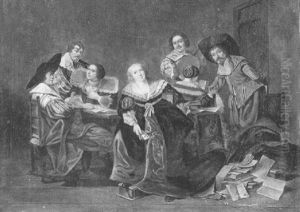 Elegant Figures In An Interior Elegant Figures In An Interior