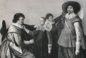 Children Teasing Soldiers by Pieter Codde