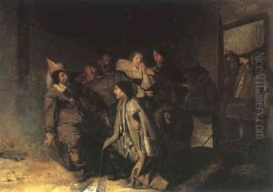 Soldaten Pluendern Ein Haus