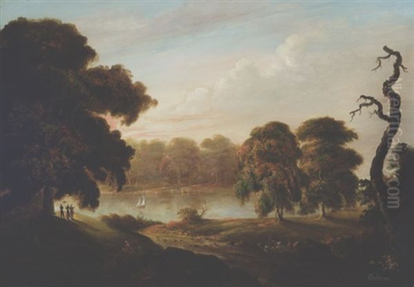 Landscape, Said To Be Deering Oaks - view 1