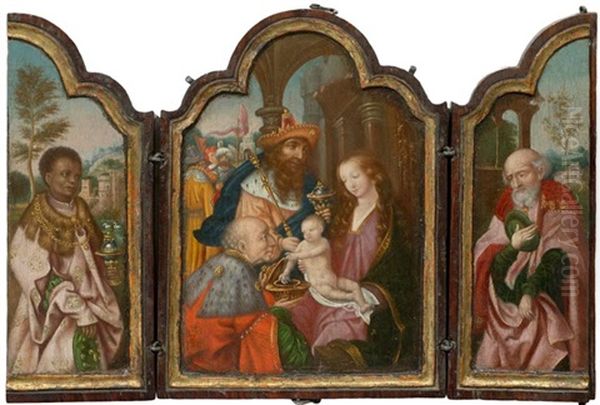 Triptychon: Anbetung Der Konige (altar Piece) - view 1