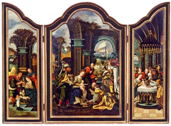 Flugelaltar (triptych) - view 1