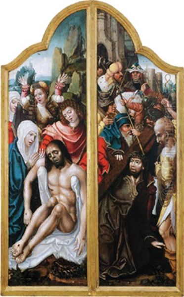 Kreuzabnahme Christi (+ Kreuztragung; Pair) - view 1