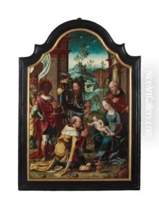 L'adoration Des Mages by Pieter Ii Coecke Van Aelst