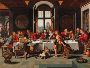 The Last Supper by Pieter Ii Coecke Van Aelst
