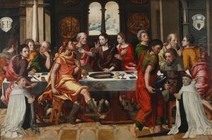 "letztes Abendmahl" by Pieter Ii Coecke Van Aelst