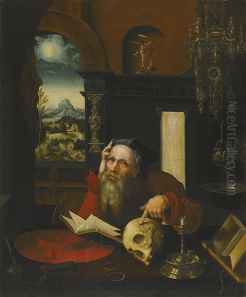 Saint Jerome In His Study - view 1
