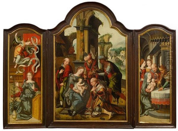 Triptych: Adoration Of The Kings - view 1