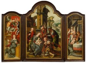 Triptych: Adoration Of The Kings