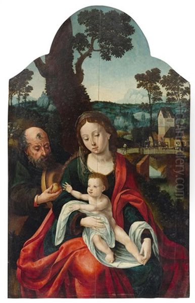 The Holy Family In A Landscape - view 1