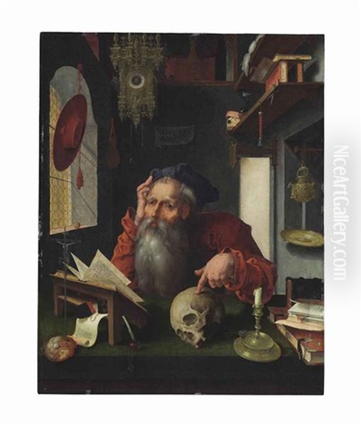 Saint Jerome In His Study - view 1